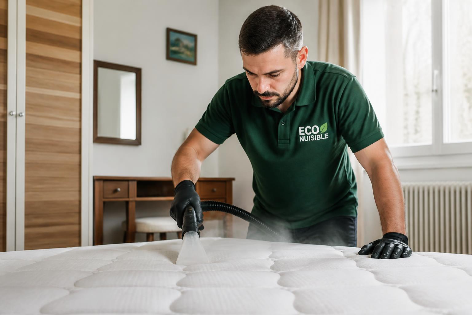 Intervention d'un technicien ECO NUISIBLE contre les punaises de lit à Bordeaux